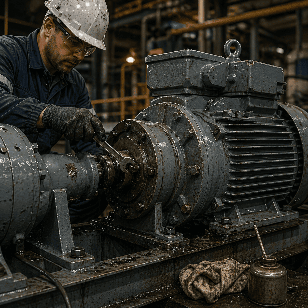 Mantención de equipos metálicos en operación